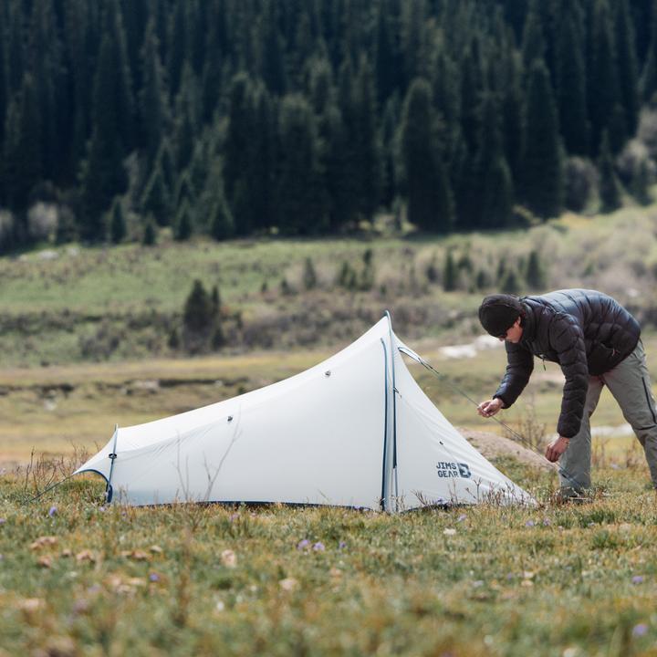 Actual product image Naturehike Namiot jim's gear daban 1 cnk2350ws012-snow white (Awning, 1 person)
