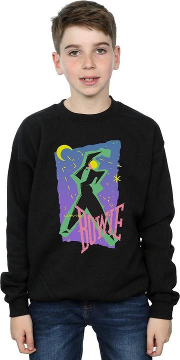 Actual product image David Bowie Boys Moonlight Dance Sweatshirt (140, 146)