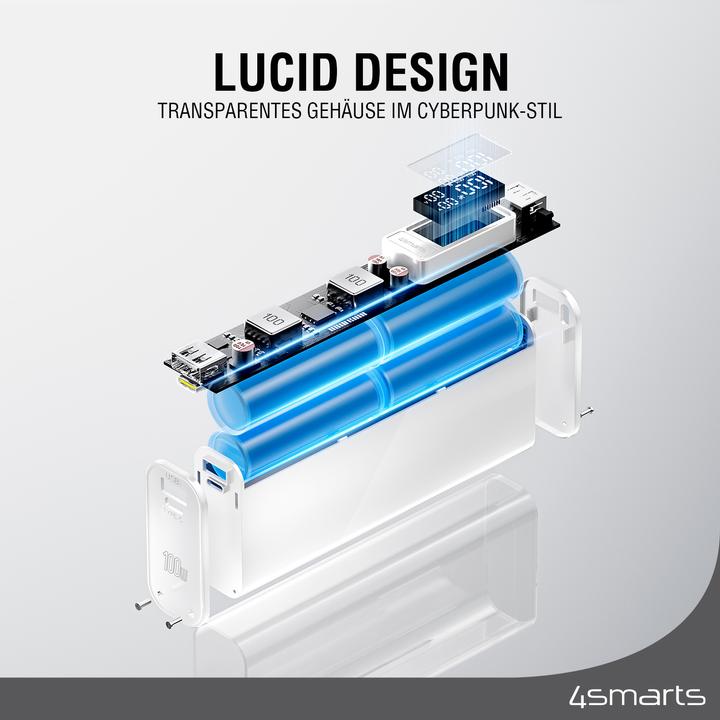 Productafbeelding 4smarts Lucid Block (20000 mAh, 100 W, 74 Wh)