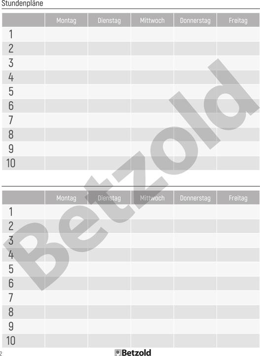 Produktbild Betzold Lerntagebuch