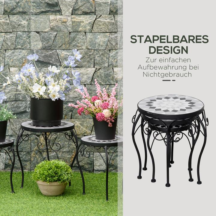Produktbild Outsunny Blumenständer mit Metallrahmen