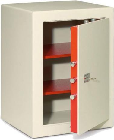 Produktbild Technomax SEKUR LARGE KEY Freistehender Safe 85 L Orange, Weiss (85 l)