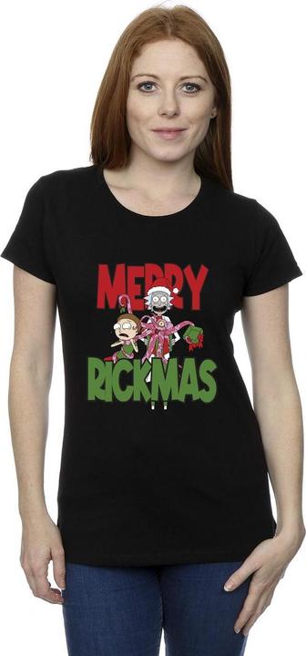 Immagine prodotto Rick And Morty Merry Rickmas Maglietta Donna (L)
