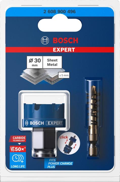 Immagine prodotto Bosch Professional Zubehör Sega a tazza per lamiera EXPERT 30 x 5 mm (30 mm)