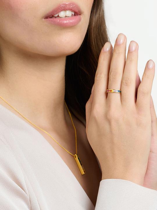Immagine prodotto Thomas Sabo Anello Pietre Colorate Oro (56, 925 Argento)