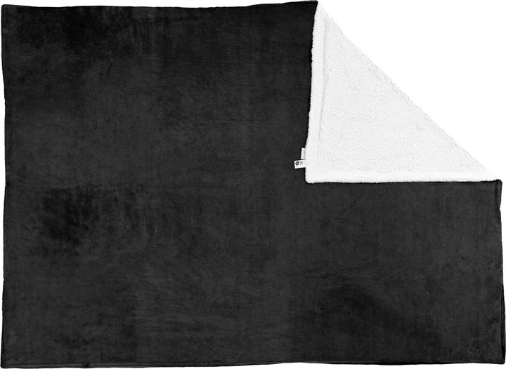 Image du produit Cocon Couverture Fleece Sherpa 150 x 200 cm, anthracite-blanc (150 x 200 cm)