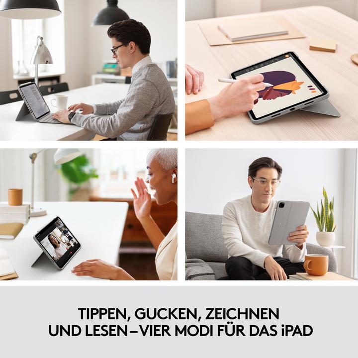 Actual product image Logitech Combo Touch (US, iPad Pro 11 2020 (2. Gen), iPad Pro 11 2022 (4th Gen), iPad Pro 11 2018 (1. Gen), iPad Pro 11 2021 (3rd Gen))