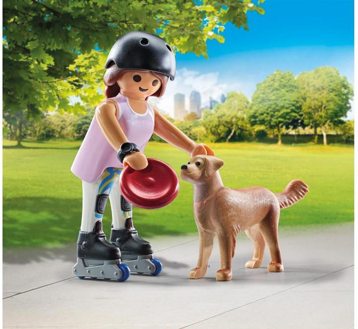 Immagine prodotto Playmobil 71739 Inliner con retriever (71739, Playmobil City Life)