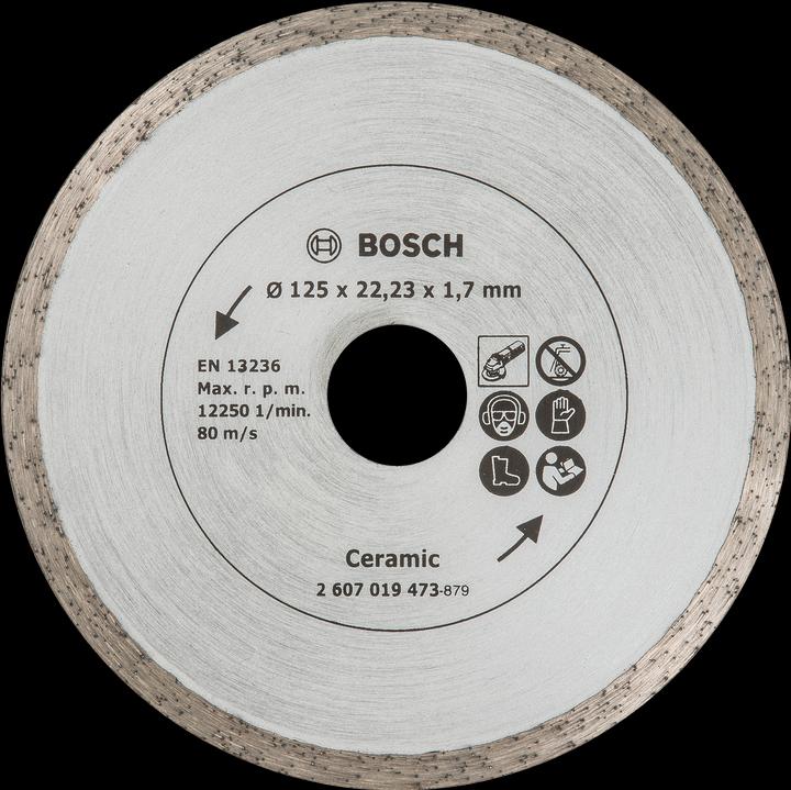 Actual product image Bosch Zubehör Diamond cutting disc for tiles, Ø 125 mm