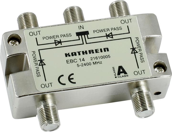 Produktbild Kathrein EBC 14 F 4xF (13 dB, Verteiler und Abzweiger)