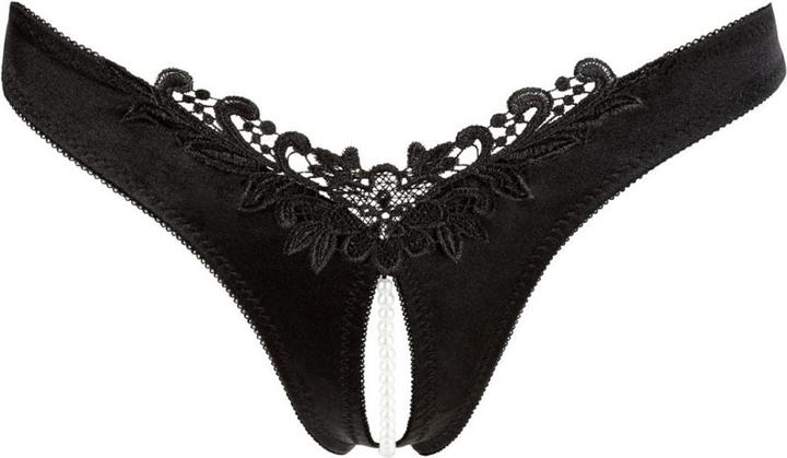 Produktbild Cottelli Collection String ouvert mit Perlen (S)