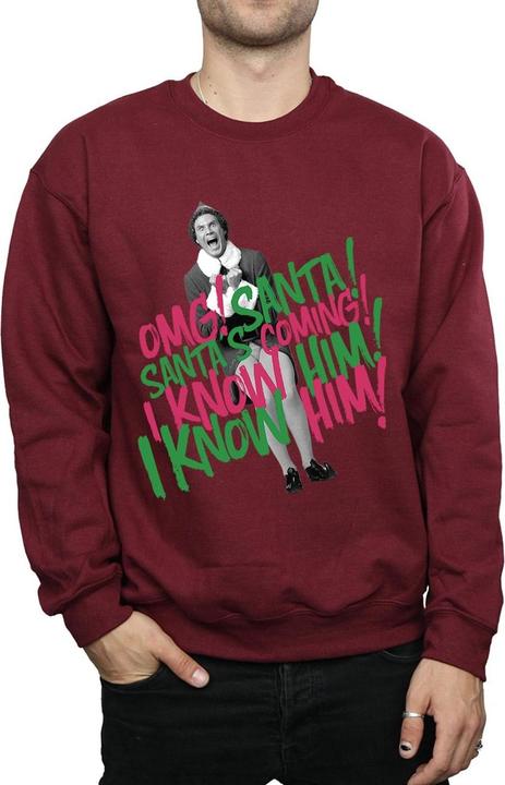 Produktbild Elf Santa's Coming Sweatshirt (XL)