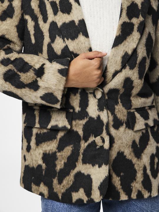 Produktbild Pieces PCDEMI LEOPRINT Einreihiger Blazer (L)