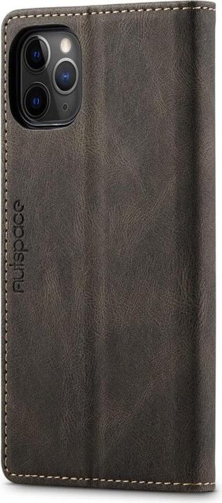 Actual product image Cover-Discount iPhone 11 Pro - Vintage Flip Case Cover grey (Apple iPhone 11 Pro)