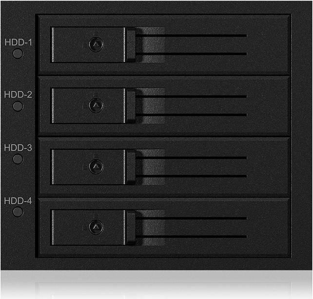 Actual product image Icy Box Backplane SATA+SAS 4x3.5" -> mini SAS IB-564SAS-12G