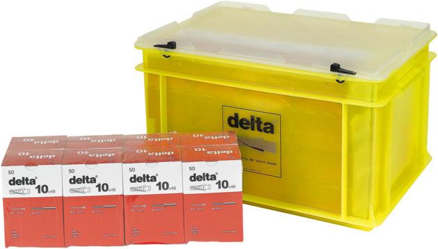 Actual product image Delta nylon dowels (1600 pcs.)