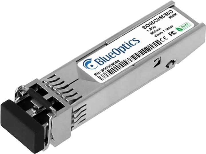 Immagine prodotto BlueOptics Ricetrasmettitore SFP Aruba JL780A BO05C856S5D compatibile, LC-Duplex, 1000BASE-SX, fibra