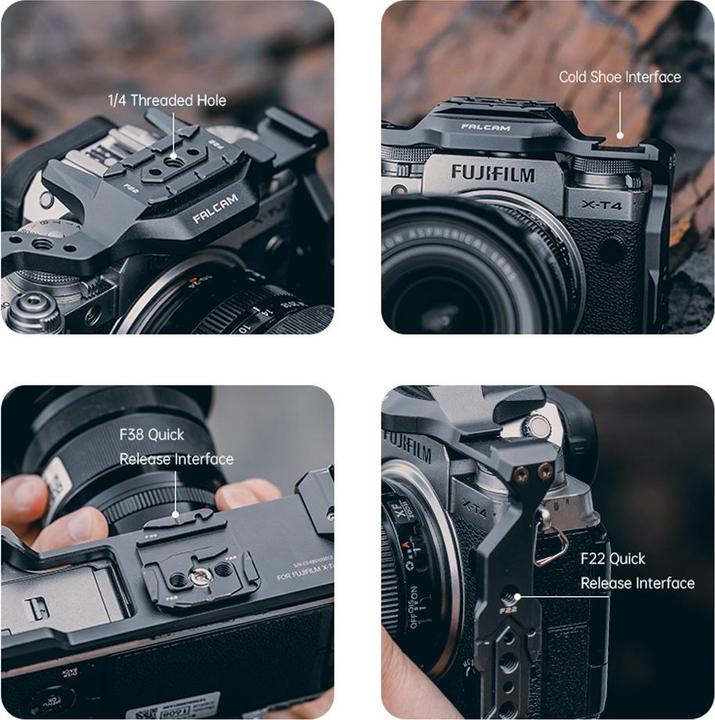 Produktbild Falcam Cage für FUJI X-T4 #2733 (F22 & F38)