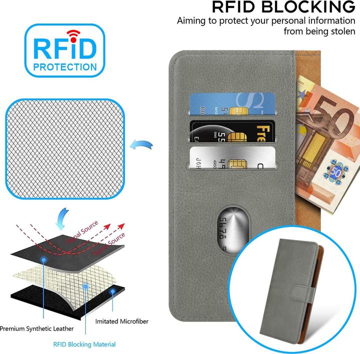 Produktbild Cadorabo Hülle für Samsung Galaxy J7 PLUS / C8 Book Case Style (Samsung Galaxy J7 Pro)