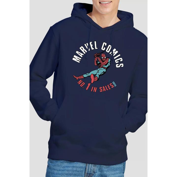 Actual product image Mens No. 1 Spider-Man Hoodie (XXL)