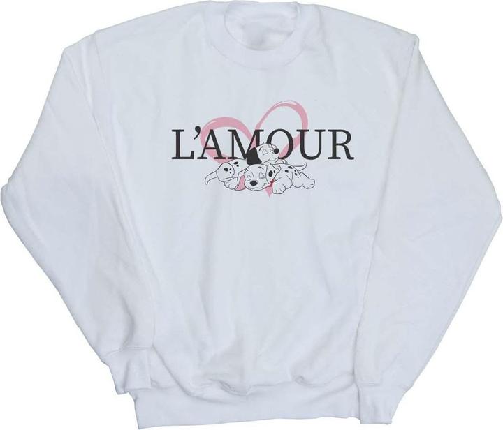Actual product image Disney Girls 101 Dalmatians L'Amour Sweatshirt (140, 146)