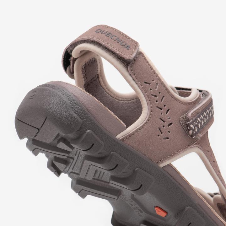 Actual product image Quechua Trekkingsandalen Damen Leder Wandern - NH500 (37)