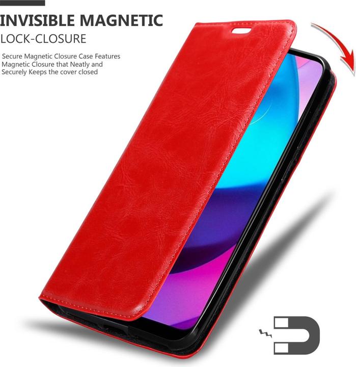 Image du produit Cadorabo Book Invis. Étui magnétique (Motorola E30, Motorola Moto E20, Motorola Moto E40)