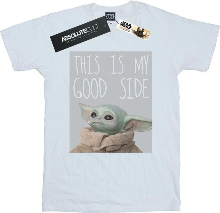 Immagine prodotto Star Wars The Mandalorian The Child Good Side Maglietta Uomo (S)