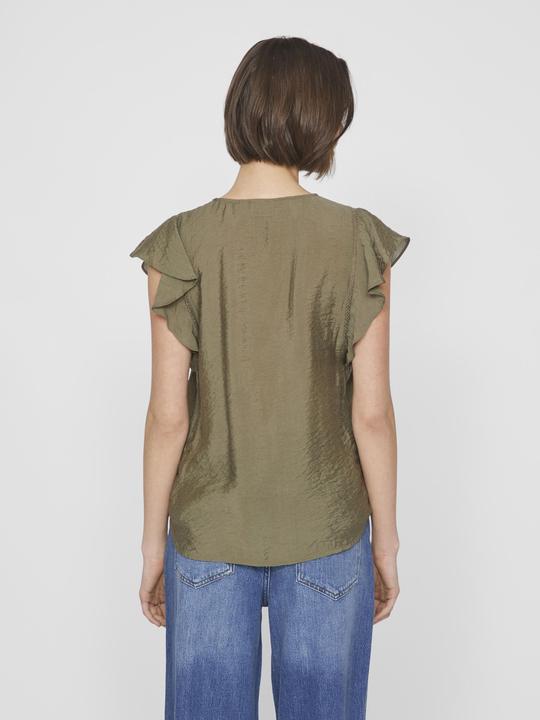 Actual product image Vila Ruched top with short sleeves (36)