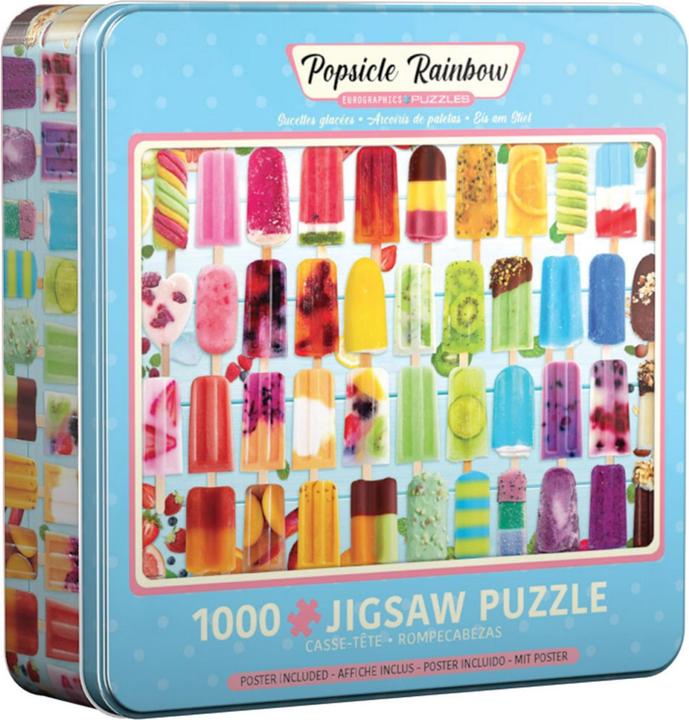 Actual product image Eurographics Popsicle puzzle box (1000 pieces)