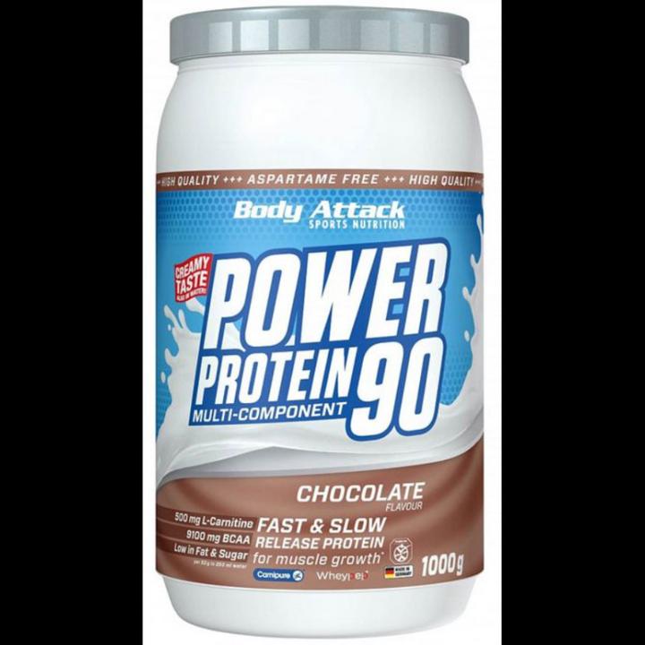 Actual product image Body Attack New Power Protein 90 (1000g can) (Chocolate, 1 pcs., 1000 g)