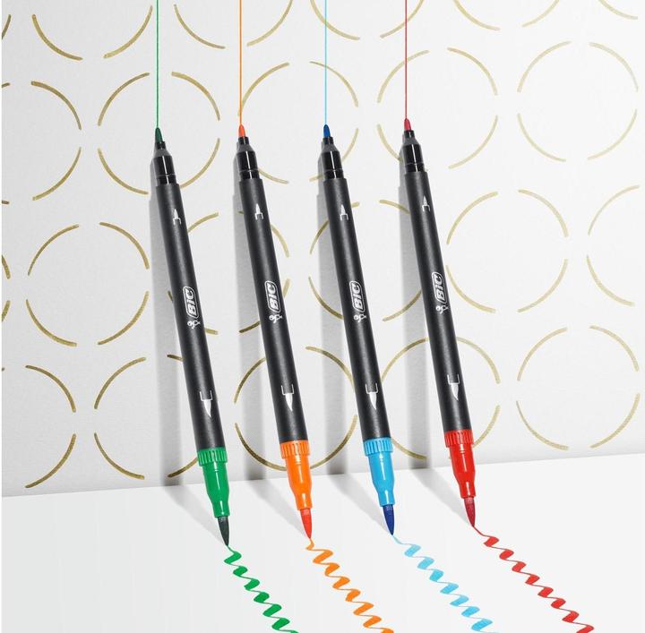 Produktbild Bic Intensity Filzstifte mit Doppelpunkt (Mehrfarbig, 6 x)