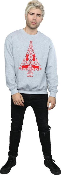 Actual product image Disney Mens Frozen Christmas Tree Sweatshirt (3XL)