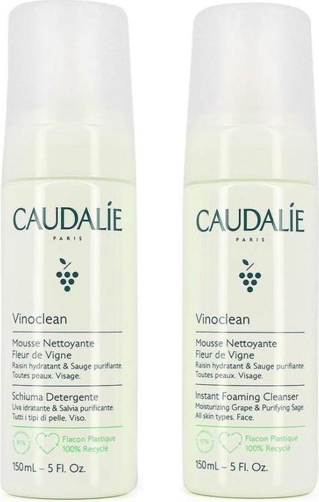 Actual product image Caudalie Duo Vinoclean Fleur Vigne (Foam, 300 ml)