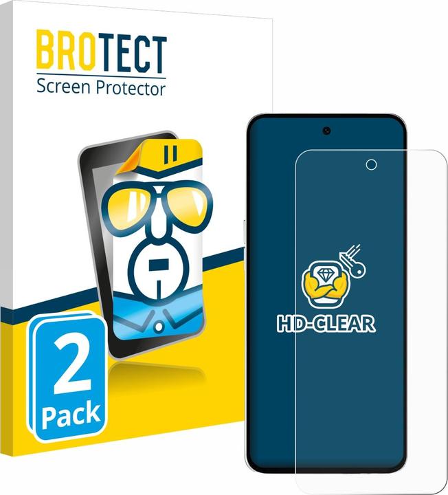 Produktbild BROTECT Schutzfolie Displayschutz Displayschutzfolie Folie Klar Transparent (2 Stück, X100)