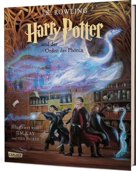Produktbild Harry Potter und der Orden des Phönix (farbig illustrierte Schmuckausgabe) (Harry Potter 5) (Deutsch, J.K. Rowling, Jim Kay, Neil Packer, Klaus Fritz, 2022)