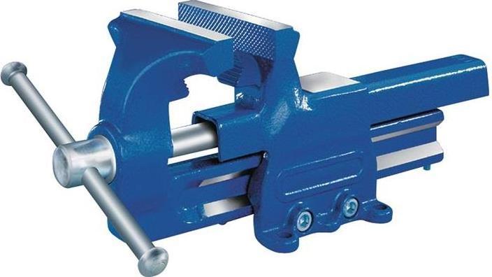Produktbild Tecwerk Parallelschraubstock Backenbreite 100 mm Spannweite 125 mm geschmiedet Spanntiefe 55 mm (125 mm)