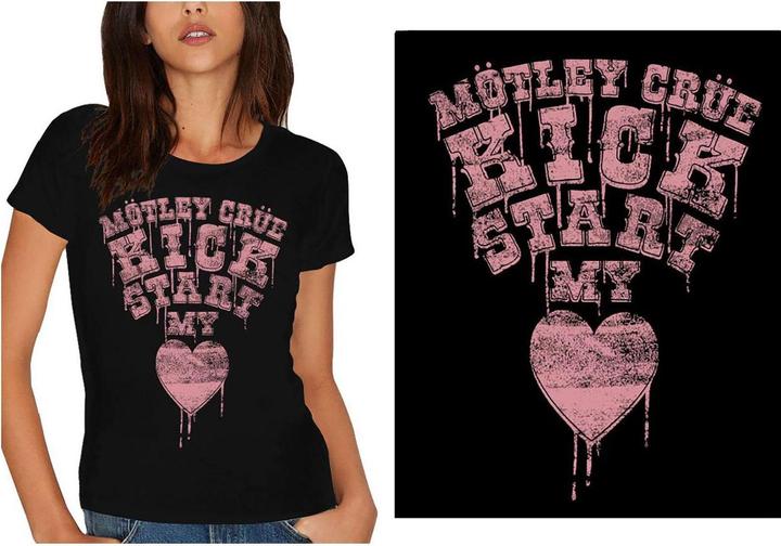 Actual product image Motley Crue Womens/Ladies Kick Start My Heart T-Shirt (S)