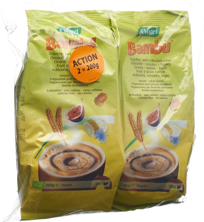 A. Vogel A. Sac de recharge pour café Bambu Fruit and Grain DUOPACK (200 g)