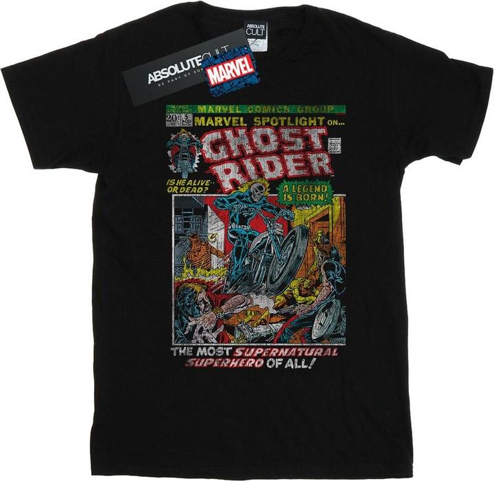 Ghost Rider Distressed Spotlight TShirt Jungen