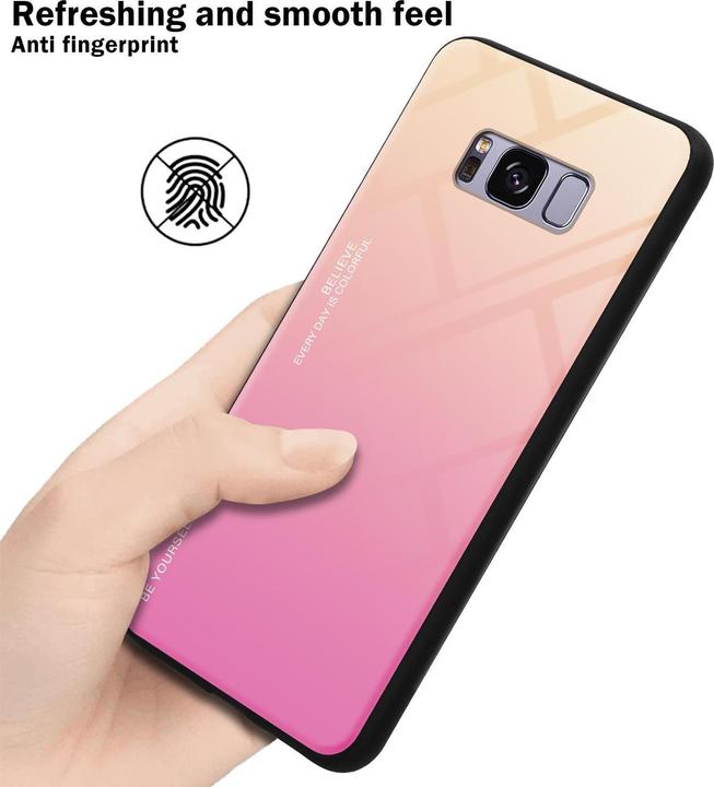 Immagine prodotto Cadorabo Copertura in vetro TPU 2 colori (Samsung Galaxy S8+)