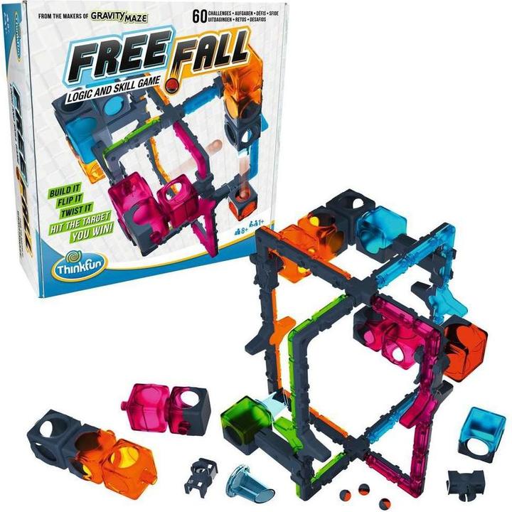 Produktbild Thinkfun Free Fall (Englisch, Französisch, Portugiesisch, Italienisch, Niederländisch, Deutsch, Spanisch)