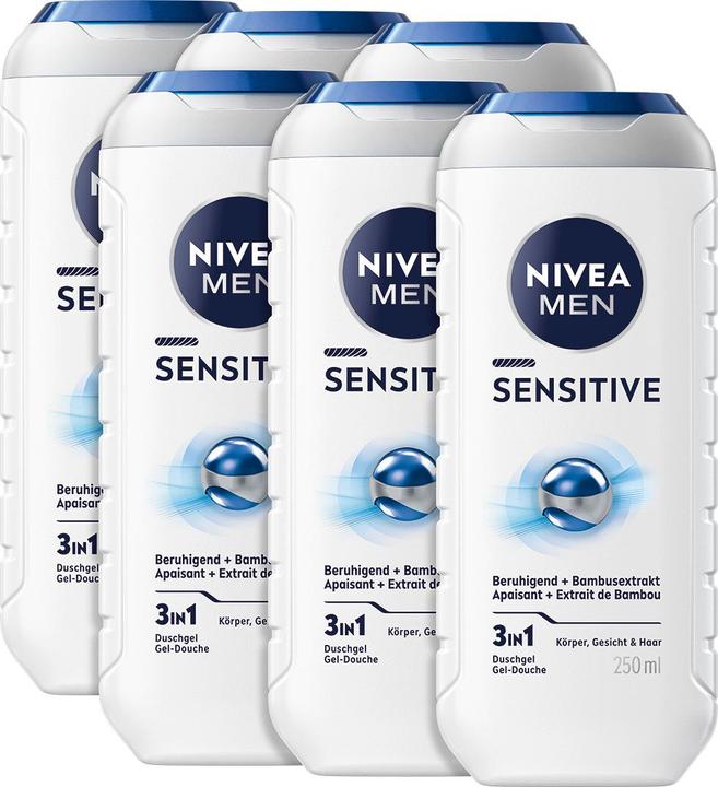 Immagine prodotto NIVEA Multipack Pflegedusche Sensitive (6 Stück)