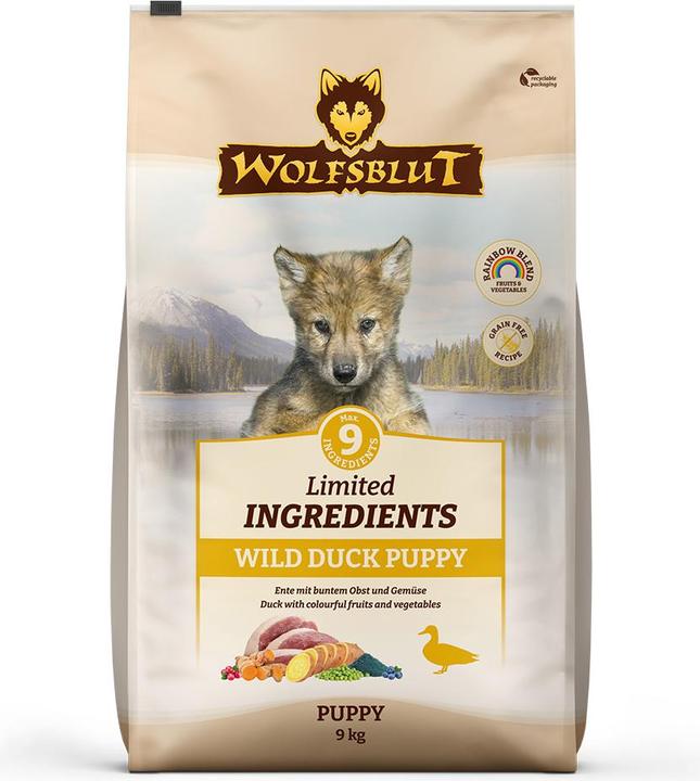 Image du produit Wolfsblut Limited Ingredients Puppy Wild Duck pour chiens 9 kg (Junior, 1 pcs, 9000 g)