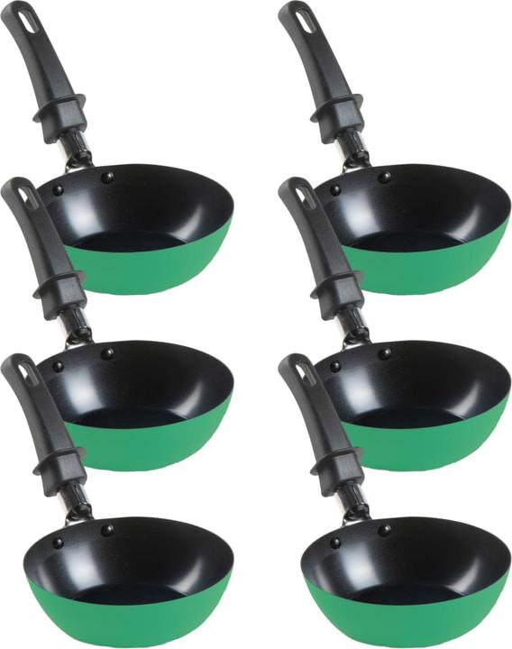 Image du produit Domo Set de 6 poêles à frire pour wok, vert