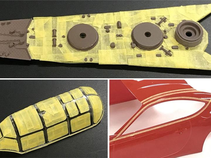 Image du produit Tamiya Ruban de masquage pour lignes droites 1 mm