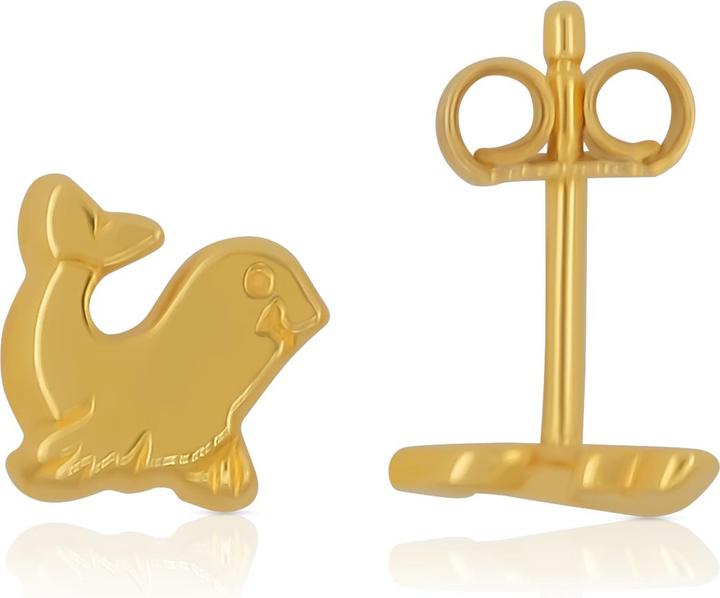 Actual product image Muau Stud earrings (Yellow gold)
