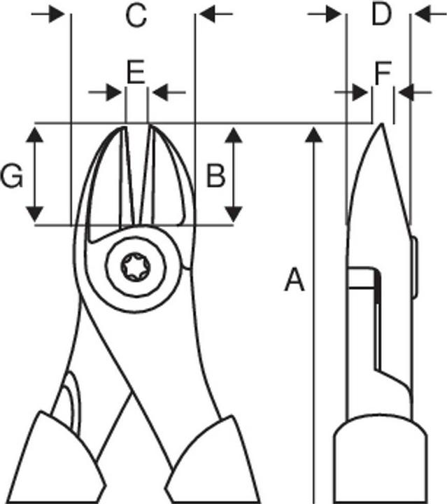 Produktbild Bahco ERGO Seitenschneider mit isolierten Griffen, brüniert 160 mm (160 mm)