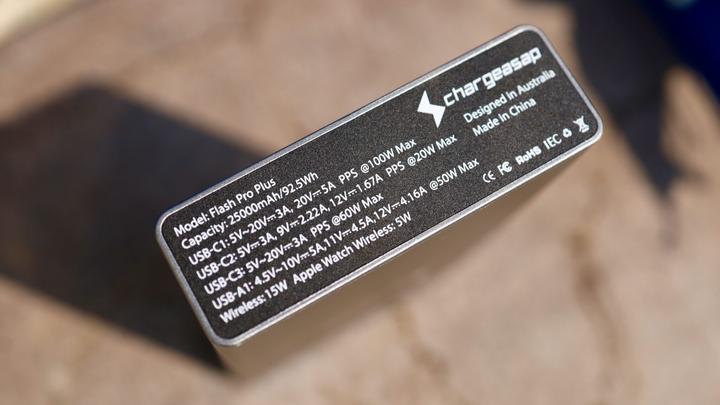 Image du produit Chargeasap Flash Pro Plus (25000 mAh, 190 W, 92.50 Wh)