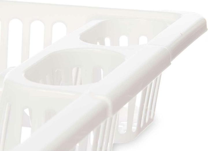 Produktbild Kinvara Abtropfsieb für die Spüle Weiss Kunststoff 45,5 x 8 x 36,5 cm (12 Stück) (45.50 cm)